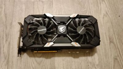 Лот: 19788433. Фото: 1. Видеокарта Gigabite aorus 1060... Видеокарты