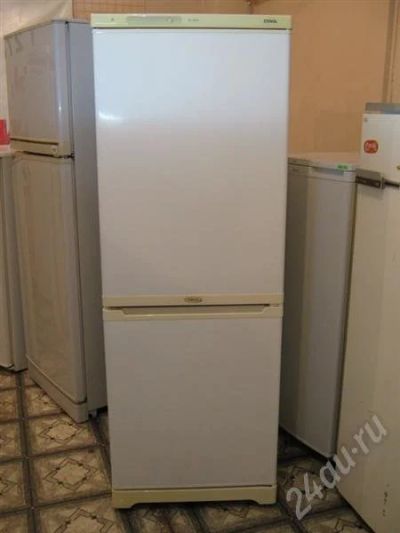 Лот: 593260. Фото: 1. Холодильник б/у 2-х камерный STINOL-107... Холодильники, морозильные камеры