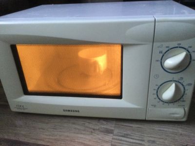 Лот: 18276085. Фото: 1. Микроволновка Samsung c кольцом... Микроволновки, мини-печи