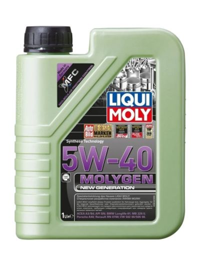 Лот: 19820028. Фото: 1. Liqui Moly molygen 5w40 1л. Масла, жидкости