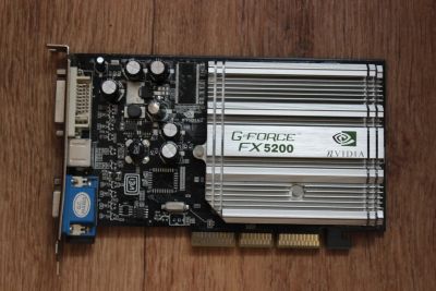 Лот: 14542055. Фото: 1. Видеокарта AGP Nvidia GeForce... Видеокарты