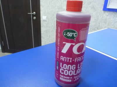 Лот: 8330941. Фото: 1. Антифриз TCL красный до -50 1L. Расходные материалы