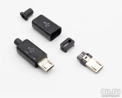 Лот: 17598839. Фото: 1. micro usb удлиненный 8мм (бк6). Шлейфы, разъёмы