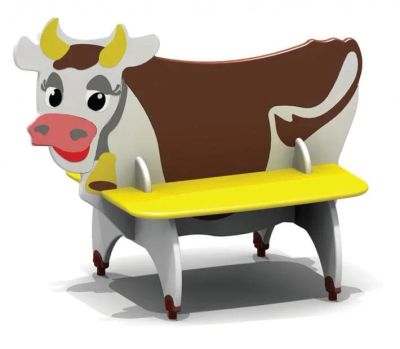 Лот: 9660574. Фото: 1. Скамья корова. Мебель для детских садов