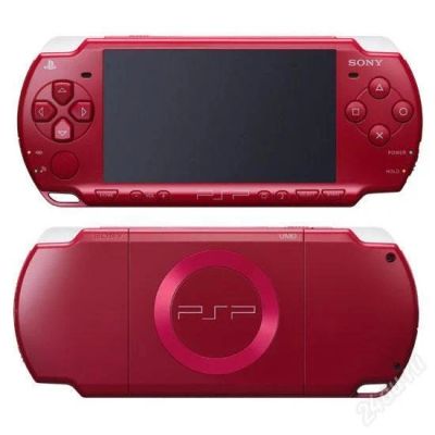 Лот: 2152858. Фото: 1. Продам PSP 2000 (Slim) - красная. Игровые приставки, консоли