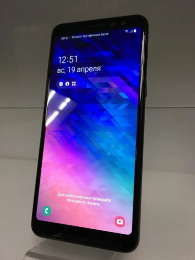 Лот: 15855108. Фото: 1. Смартфон Samsung Galaxy A8 (2018... Смартфоны
