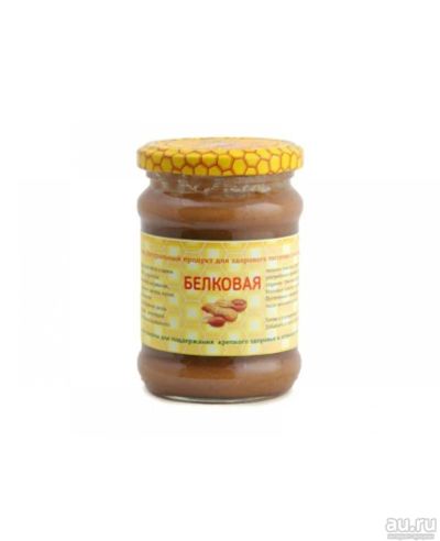 Лот: 9481726. Фото: 1. Паста "Белковая" из арахиса с... Мёд, продукты пчеловодства