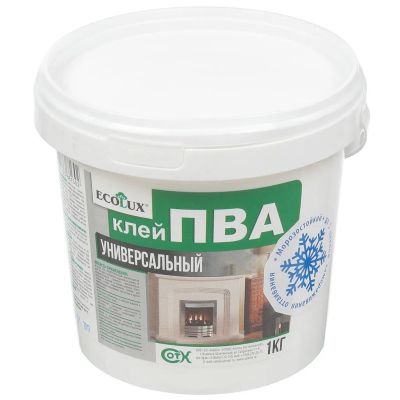 Лот: 24084809. Фото: 1. Клей ПВА Ecolux, универсальный... Клеи, герметики, пена монтажная, клейкие ленты