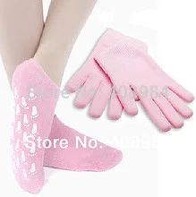 Лот: 7240349. Фото: 1. Силиконовые SPA носочки + перчатки... Другое (маникюр и педикюр)
