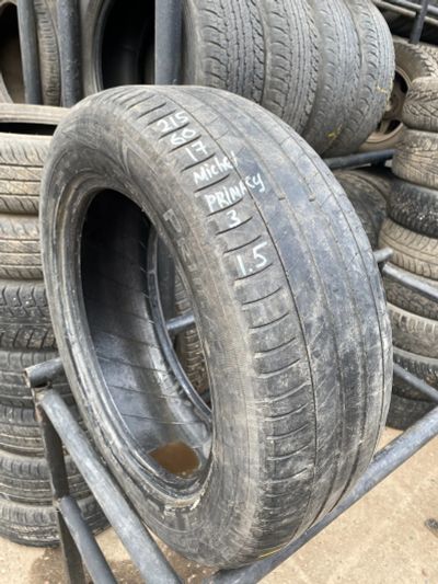 Лот: 22396343. Фото: 1. 1шт. 215-60-R17 Michelin Primasy... Шины