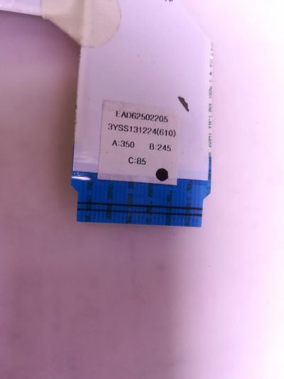 Лот: 17112443. Фото: 1. Шлейф Lg ead62502205. Запчасти для телевизоров, видеотехники, аудиотехники
