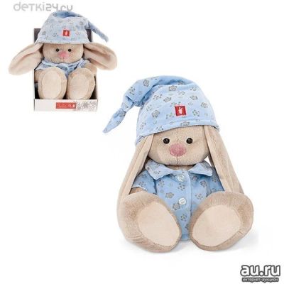 Лот: 11633904. Фото: 1. 🐰Зайка Ми в голубой пижаме, 18... Мягкие