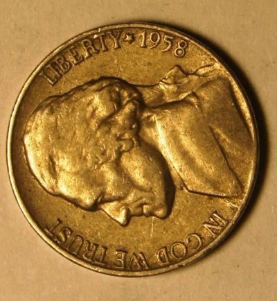 Лот: 3872189. Фото: 1. США.5 центов 1958 г.(595). Америка