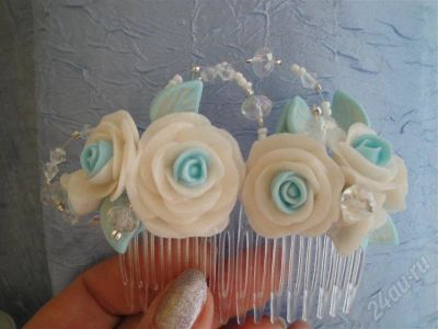 Лот: 641513. Фото: 1. Изделия из полимерной глины,гребень... Другое (ювелирные изделия, бижутерия, часы)