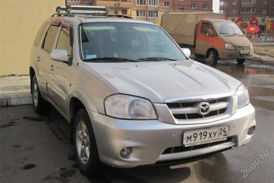 Лот: 1009464. Фото: 1. Мазда Tribute 2005 V6.4WD. лев... Автомобили