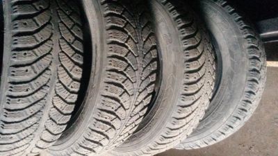 Лот: 4614636. Фото: 1. Шипованные колеса бу АМТЕЛ. Шины