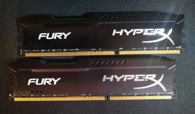 Лот: 18272435. Фото: 1. DDR3 Kingston HuperX Fury 16Gb... Оперативная память