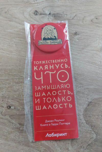 Лот: 19353346. Фото: 1. Значок. Джоан Роулинг. Сувенирные