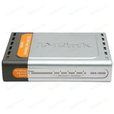 Лот: 8250751. Фото: 1. Коммутатор D-Link DES-1005D. Коммутаторы