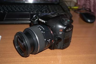 Лот: 11374445. Фото: 1. Sony a57 + kit 18-55. Цифровые зеркальные