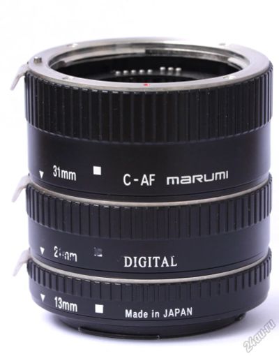 Лот: 5962777. Фото: 1. Макрокольца Marumi для Canon EF. Кольца переходные и макро