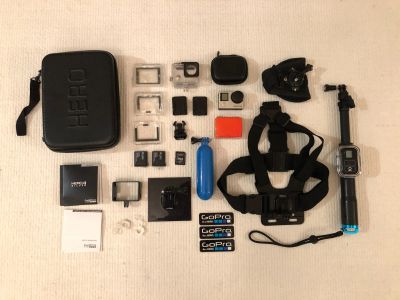 Лот: 17026875. Фото: 1. Камера GoPro Hero 4 + большой... Видео- и фотокамеры
