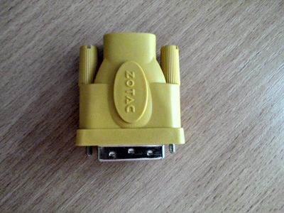 Лот: 3997514. Фото: 1. Фирменный Переходник "ZOTAC" DVI-HDMI. Шлейфы, кабели, переходники