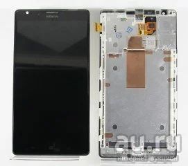 Лот: 9283483. Фото: 1. Дисплей Nokia 1520 модуль Черный... Дисплеи, дисплейные модули, тачскрины