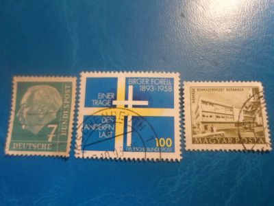 Лот: 17536048. Фото: 1. 3 марки-одним лотом,цена за все... Марки