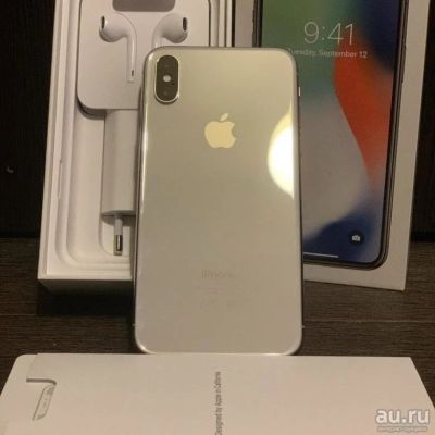 Лот: 14612965. Фото: 1. Iphone x 64gb белый + чехлы totalee. Смартфоны