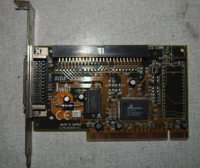 Лот: 7380345. Фото: 1. Iwill Internal PCI 50-Pin SCSI... Платы расширения, контроллеры, доп. порты