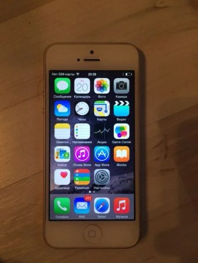 Лот: 5422213. Фото: 1. iphone 5 айфон оригинал залочен... Смартфоны
