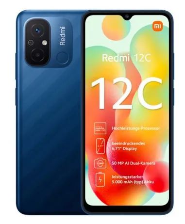 Лот: 20543470. Фото: 1. Смартфон Xiaomi Redmi 12C, 4/64GB... Смартфоны