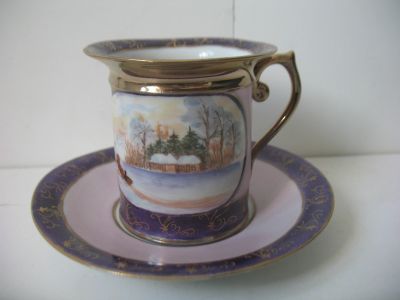 Лот: 17464753. Фото: 1. Чашка с блюдцем Кофейная пара... Фарфор, керамика