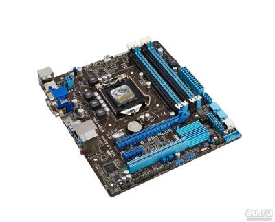 Лот: 13451593. Фото: 1. Asus B75M-Plus (LGA1155, Intel... Материнские платы
