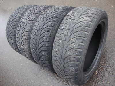 Лот: 7546233. Фото: 1. Зима! 215/55/16 Nokian hakkapeliitta-4... Шины