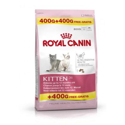 Лот: 6873636. Фото: 1. Royal Canin Kitten 400 гр. + 400... Корма