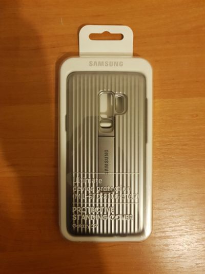 Лот: 12262726. Фото: 1. Чехол для Samsung galaxy s9+ silver. Чехлы, бамперы