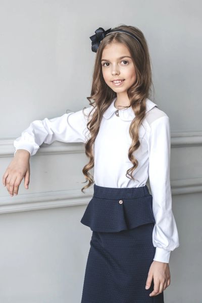 Лот: 14330904. Фото: 1. Школьная блузка р. 140 Mattiel. Школьная форма