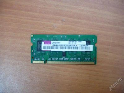 Лот: 2328789. Фото: 1. Kingston 1Gb DDR2 PC2-6400 SO-DIMM. Оперативная память