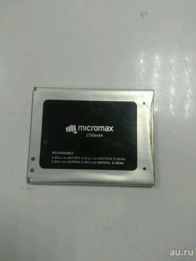 Лот: 13710259. Фото: 1. АКБ Micromax Q424 ACBPR17M01. Аккумуляторы