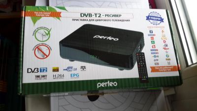 Лот: 11909133. Фото: 1. TV Приставка новая Perfeo dvb-t2. Цифровое, спутниковое ТВ
