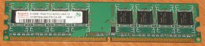 Лот: 1665737. Фото: 1. Память Hynix 512Mb DDR2 PC2-4200. Оперативная память