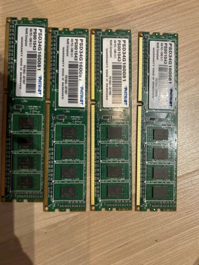 Лот: 19896955. Фото: 1. Patriot ddr3 4gb. Оперативная память