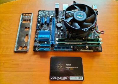 Лот: 25799863. Фото: 1. Комплект: материнская плата Asus... Комплекты запчастей