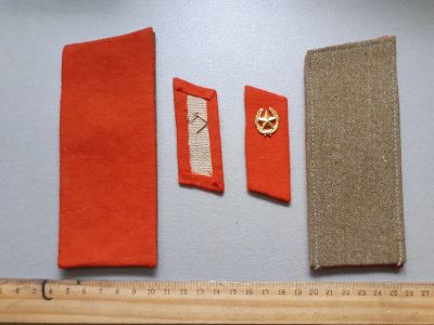 Лот: 25761953. Фото: 1. погоны+петлицы рядовой СА СССР... Нашивки, шевроны, погоны