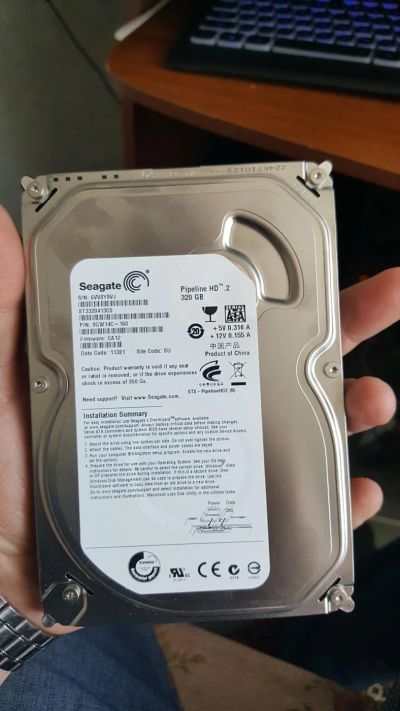 Лот: 9101464. Фото: 1. жесткий диск 320gb. Жёсткие диски (HDD)