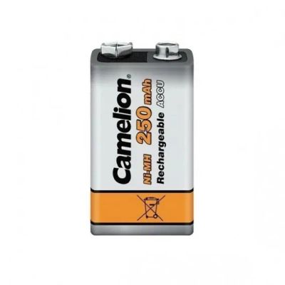 Лот: 19963756. Фото: 1. Аккумулятор Camelion 6F22 250mAh... Батарейки, аккумуляторы, элементы питания
