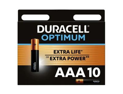 Лот: 19896074. Фото: 1. Батарейка AAA(LR03) DURACELL OPTIMUM... Батарейки, аккумуляторы, элементы питания