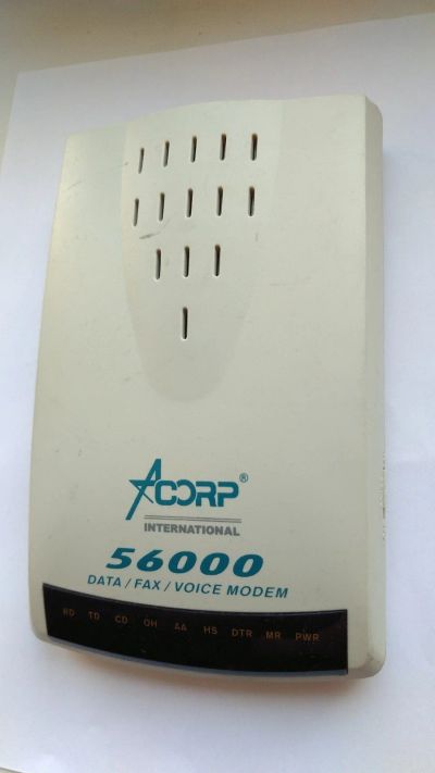 Лот: 16300756. Фото: 1. Модем Acorp m56emsf 56000. Для... Проводные модемы